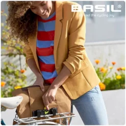 Basil City Shopper Enkele Fietstas - 16 Liter - Camel Bruin -Gelukkig Sporten 900 900 basil city series 9 600x600