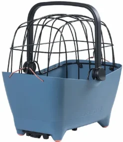 Basil Buddy MIK Hondenfietsmand - Achterop - Blauw -Gelukkig Sporten 900 900 kooitje