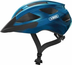 Abus Macator E-bike Helm - Blauw 14 Abus Macator E-bike Helm - Blauw -Gelukkig Sporten 900 994 87243 macator steel blue side sk vizor 3