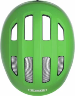Abus Smiley 3.0 Kinderfietshelm - Groen -Gelukkig Sporten abus fietshelm shiny green 2