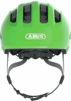 Abus Smiley 3.0 Kinderfietshelm - Groen -Gelukkig Sporten abus fietshelm shiny green 3 1
