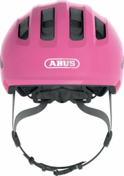 Abus Smiley 3.0 Kinderfietshelm - Roze 22 Abus Smiley 3.0 Kinderfietshelm - Roze -Gelukkig Sporten abus fietshelm shiny pink 2