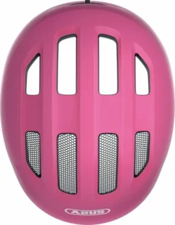 Abus Smiley 3.0 Kinderfietshelm - Roze 39 Abus Smiley 3.0 Kinderfietshelm - Roze -Gelukkig Sporten abus fietshelm shiny pink 4 2
