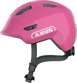 Abus Smiley 3.0 Kinderfietshelm - Roze 36 Abus Smiley 3.0 Kinderfietshelm - Roze -Gelukkig Sporten abus fietshelm shiny pink 5