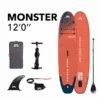 Aqua Marina Monster Opblaasbaar Supboard Set