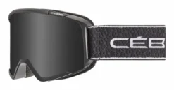 Cébé Kids Intrepid Kinder Skibril - Mat Zwart - Grijze Lens