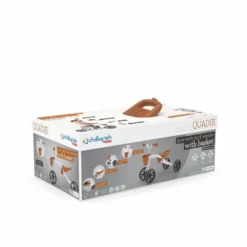 Chillafish Quadie 2 Loopfiets - Zilver -Gelukkig Sporten hss cpqd02sil pack