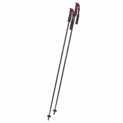 Komperdell Booster Speed Carbon Skistokken - Zwart/rood