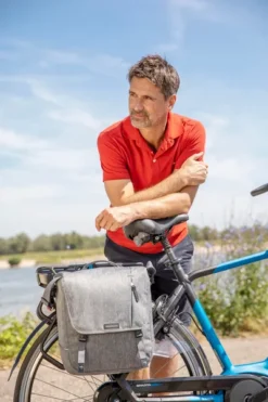 New Looxs Nova Enkele Fietstas - 16 Liter - Zwart -Gelukkig Sporten nova single 1