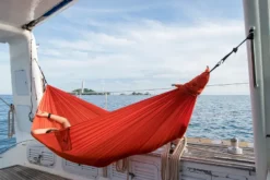 Ticket To The Moon Hangmat 1 Persoons Compact Single - Orange -Gelukkig Sporten oranje 4