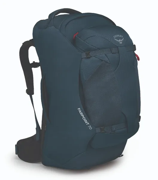 Osprey Farpoint Backpack - 70 Liter - Donkerblauw 1 Osprey Farpoint Backpack - 70 Liter - Donkerblauw