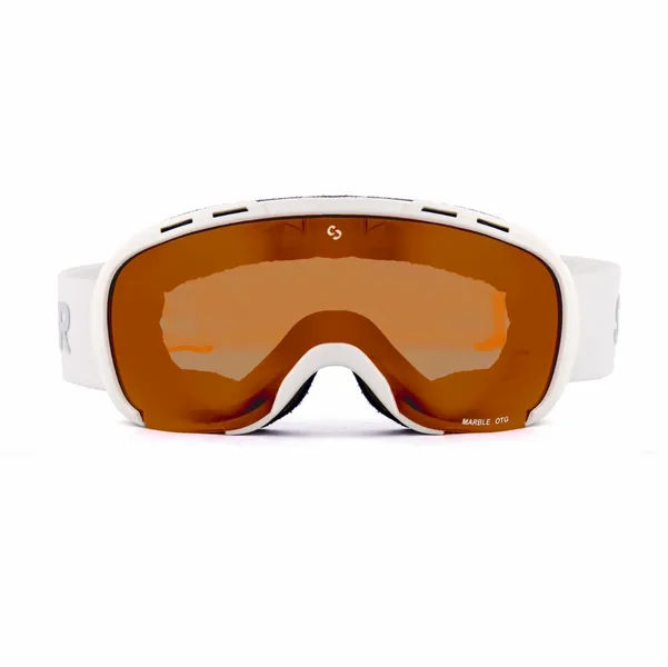 Sinner Marble OTG Skibril - Wit - Oranje Lens 2 Sinner Marble OTG Skibril - Wit - Oranje Lens - Afbeelding 2