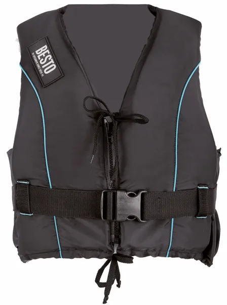 Besto Dinghy Zipper 50N XXL Zwemvest - Zwart/Blauw 1 Besto Dinghy Zipper 50N XXL Zwemvest - Zwart/Blauw